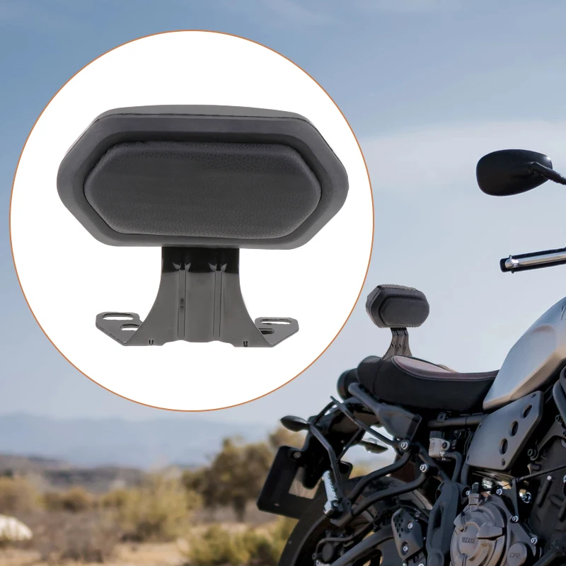 Motorcycle Detachable Backrest Sissy Bar Passenger Luggage Rack for Electrombile Motorcycle Drivers Adjustable Backrest