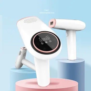

Painless Hair Removal Instrument Full Body Automatic Laser Freezing Point Household Security Sensor Chip 5-Speed With Screen II