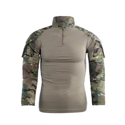 Shirts Army Tactical Military Uniform Airsoft Camouflage Combat-Proven  Rapid Assault Long Sleeve Shirt Battle Strike