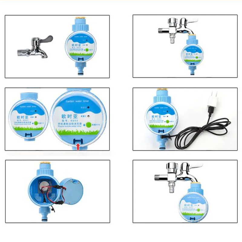 Wifi Automatic Garden Water Timers Smart Phone Remote Garden Irrigation System Electronic Irrigation Timer Controller Sprinkler