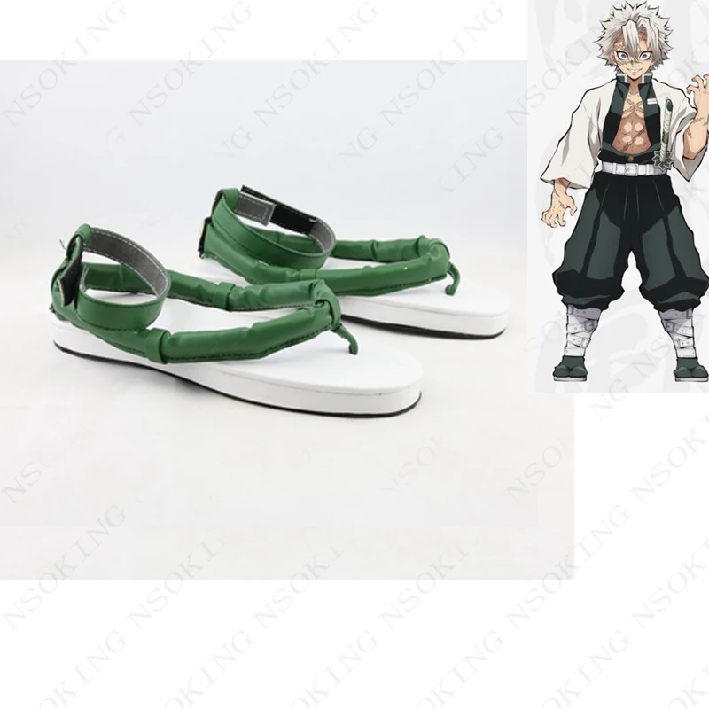 Anime Demon Slayer Kimetsu no Yaiba Shinazugawa Sanemi cosplay shoes custom made