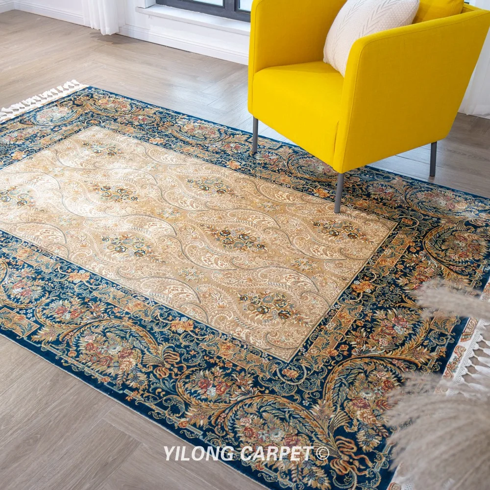 Yilong 5.6 'x8. 3' традиционные Кашмир шелка ручной работы персидский восточные области Ковры (cqg28a5.6x8.3)