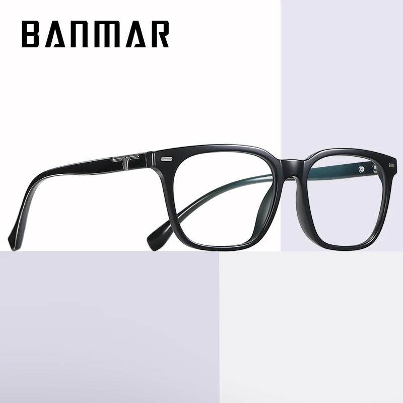 

BANMAR TR90 Clear Computer Glasses Women Men Anti Blue Light Blocking Glasses Optical Gaming Eyewear Customized Lens