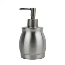 1 шт. дозатор жидкого мыла из нержавеющей стали ручной контейнер для мыла бутылка для лосьона из нержавеющей стали