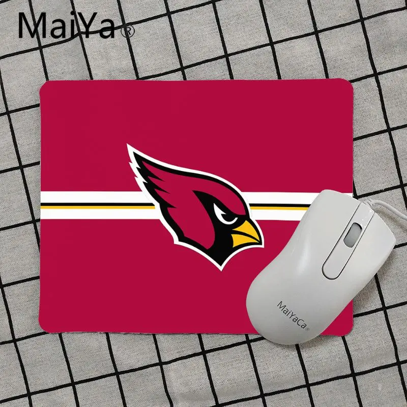 Maiya высокое качество Аризона Cardinals уникальная настольная панель коврик для игровой мыши Лидер продаж подставка под руку мышь - Цвет: No Lock Edge25x29cm
