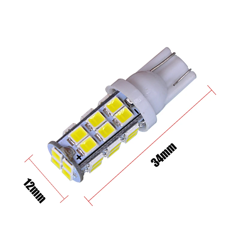 1000x T10 светодиодный 168 W5W 28 светодиодный 501 Высокое качество 2835 SMD авто отложным воротником сбоку номерной знак светильник лампа габаритного огня AC/DC 12V