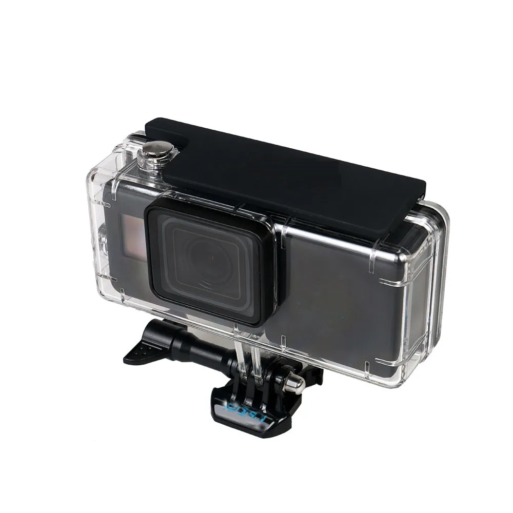 Waterproof Protective Case Housing Shell + Extended Battery Side Power Bank For Gopro Hero 5 6 7 Black camera  Accessories