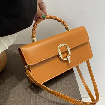 Shoulder Bag Crossbody Bag Designer Underarm Women Bag Female Handbag Purse Retro PU Leather Simple Fashion