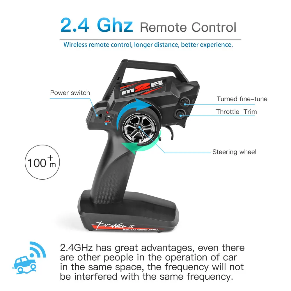 WlToys 12402A D7 1/12 RC автомобиль 2 4 г 4WD USB Buggy Crawler автомобиля 550 мотор 45км/ч Высокая