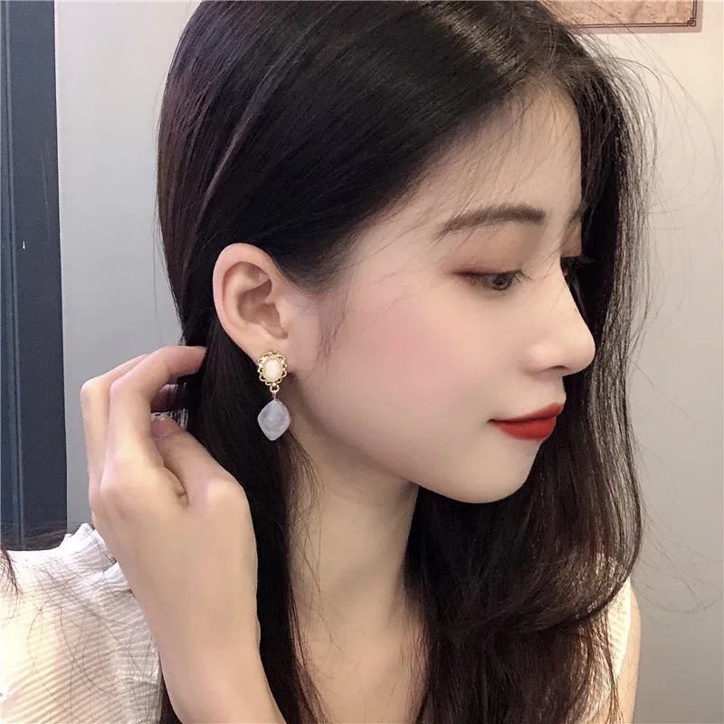 Элегантные милые висячие серьги в виде дворца ювелирные изделия