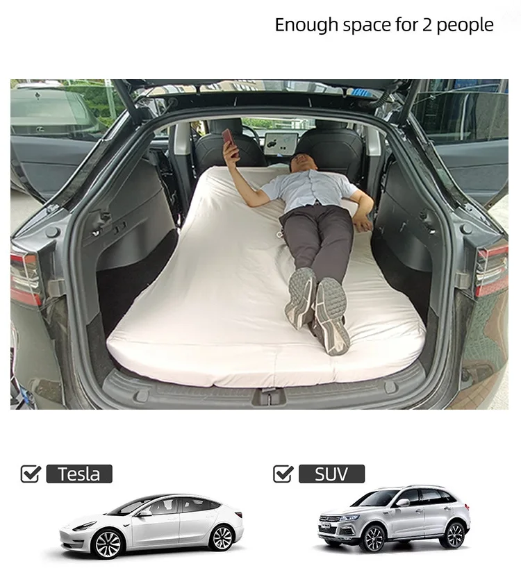 Tesla Modell y/3 Auto Matratze tragbare Klapp matratze Outdoor Camping  Reise Memory Baumwolle Schlaf bett - AliExpress