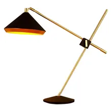 Современная простая американская настольная лампа для учебы, прикроватная настольная лампа для спальни, дизайнерская Ретро Настольная лампа для чтения