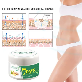 

30g Smooth Body Waist Lifting Skin Care Ginger Slimming Cream Weight Loss Abdomen Moisturize Firming Shaping Fat Burning