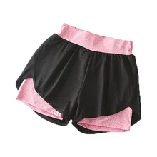 Новые спортивные штампованные женские шорты с высокой талией фитнес бег Йога Брюки-колготки дропшиппинг