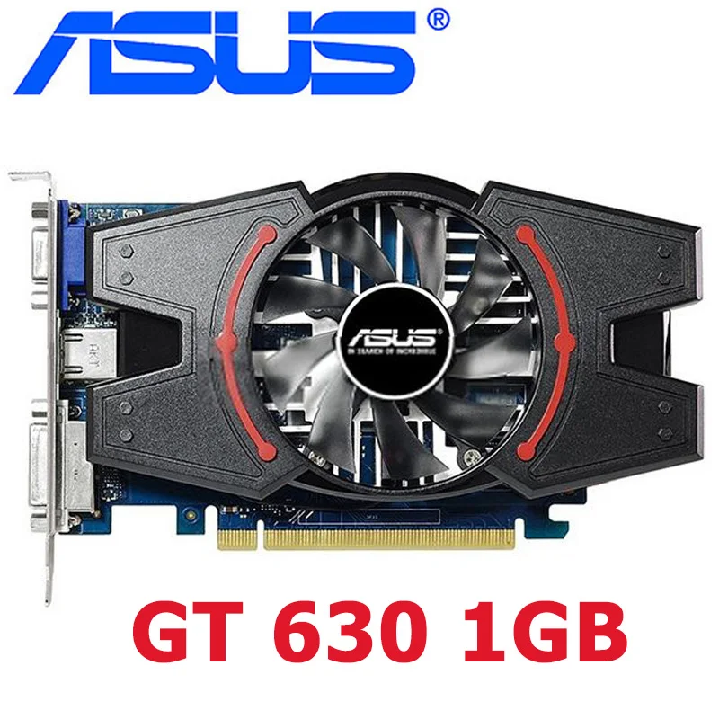 ASUS GT630 1 ГБ 128 бит видеокарта GDDR3 оригинальные графические карты для nVIDIA VGA Geforce GT 630