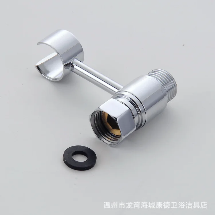 

Copper Chamber Pot Angle Valve Health Faucet Spray Gun Bracket Holder Rotatable 4 Points Mouth Shower Pedestal Flusher Holder