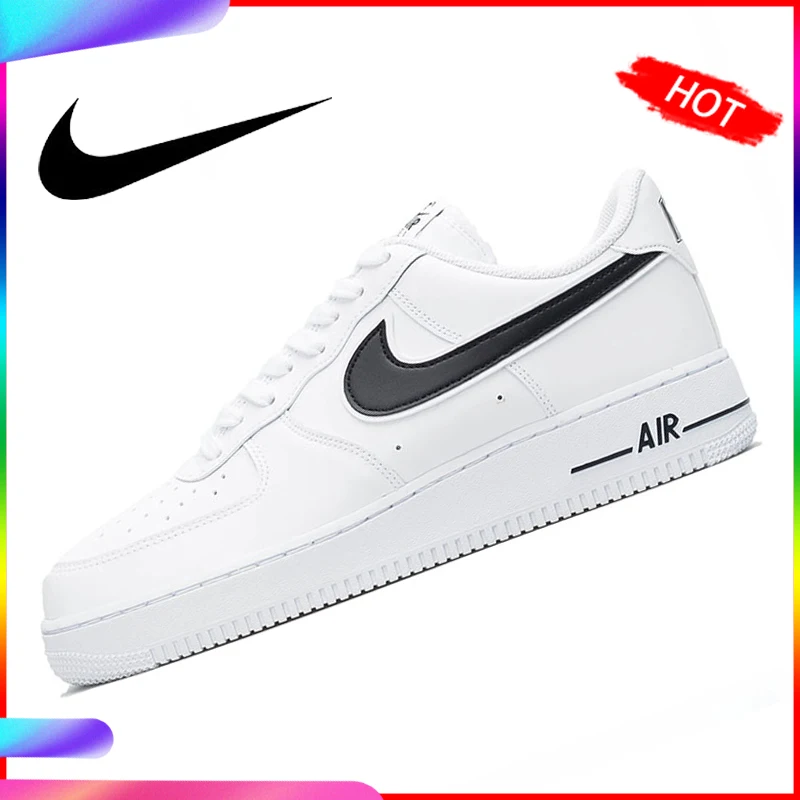 

Original Authentic Nike Air Force1 Men's Skateboarding Shoes Sneakers Breathable Light Designer Athletic Balanced New AO2423-101