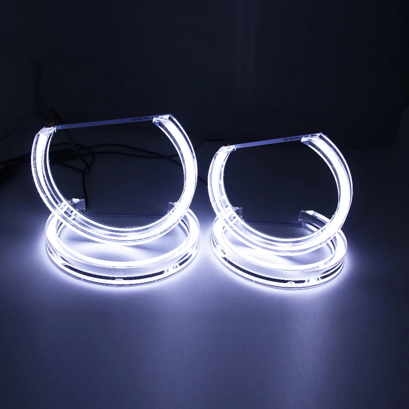 

4PCS Daytime Running Headlights Lamps Car Angel eyes LED Halog ring Headlights DRL Crystal for BMW 3 Series E38 E46 M3/E39/E36