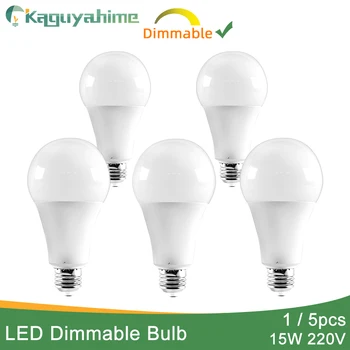 

Kaguyahime 1pc/5pcs 15W Dimmable High Bright E27 LED Lamp 220V LED Bulb E27 LED Light Lampadas Lamparas Bombillas Ampoule 6w 9w
