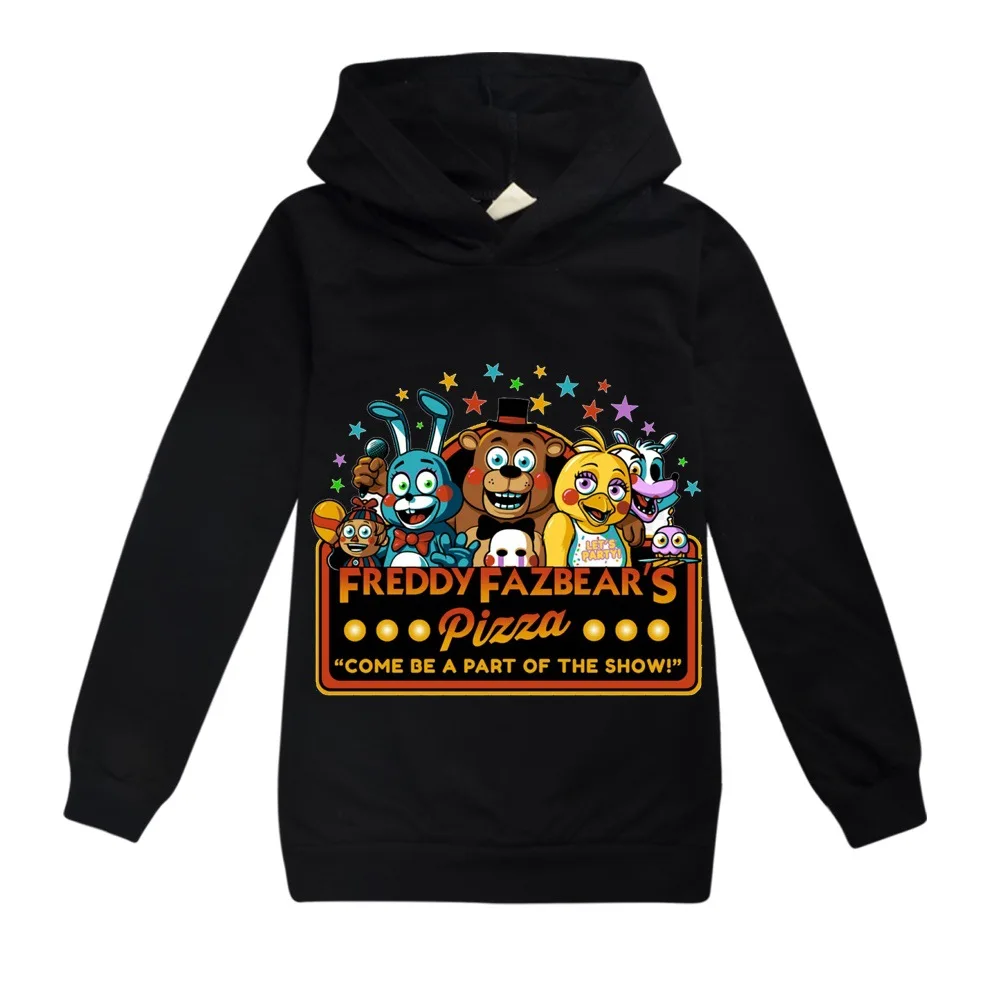 2020 Новый Five Nights at Freddy's пять ночей у Фредди с длинными рукавами для мальчиков