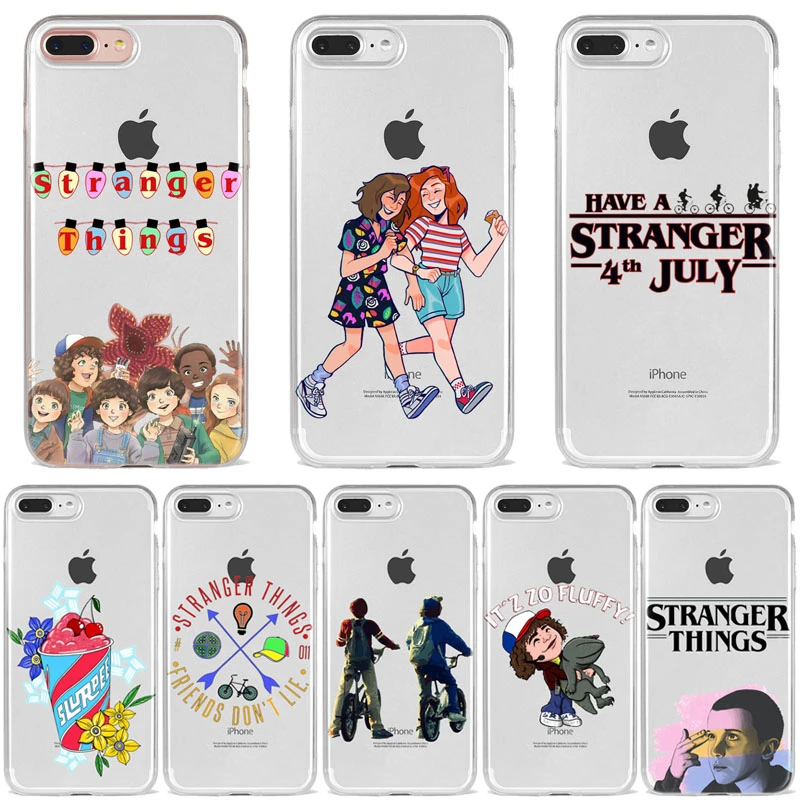 Stranger things season 3 2019 phone case for iPhone X XR 11 12 Mini Pro MAX 7 8plus SE For Apple clear soft Silicone back cover iphone 7 cardholder cases