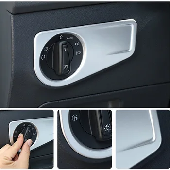 

Car Interior Car headlight decoration adjustment frame sequins For Tiguan L 2017 2018 2019 interior accessories car styling