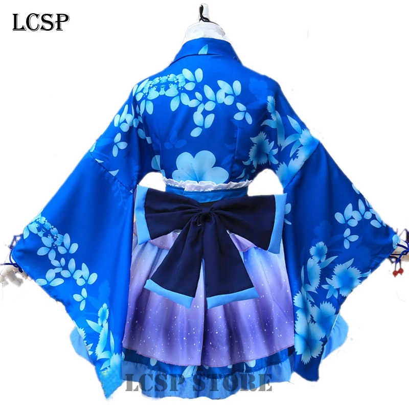 LCSP LoveLive! Эли Айз Элли юката Пробуждение Косплей Костюм японский аниме love live