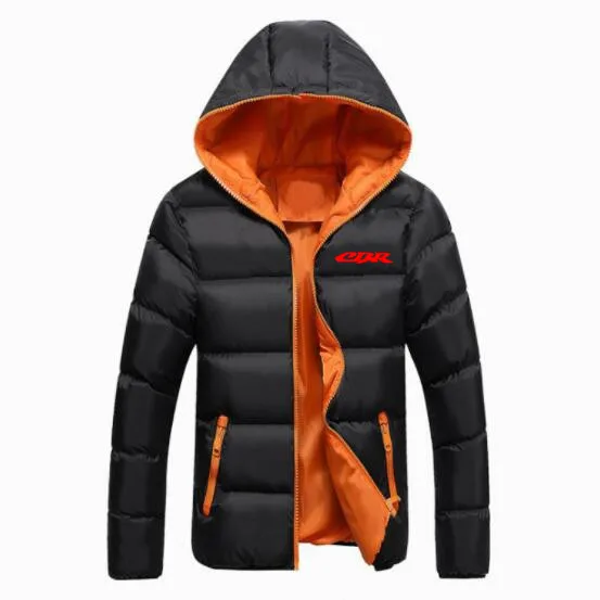 Новинка, мужская верхняя одежда, парки, S-4XL CBR супер черный Дрозд XX, мотоциклетные пуховики, теплые плотные толстовки, хлопковые мужские толстовки с капюшоном - Цвет: 5