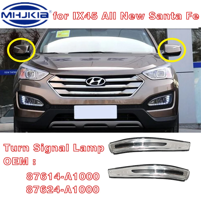 Для Hyundai IX45 новые детали для автомобиля в Корейском стиле фотовспышка бокового