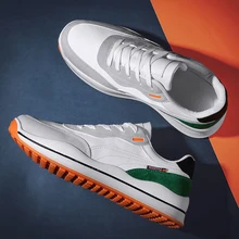 Best Selling Mens Golf Trainers Anti Slip Wearable Men Golf Shoes Sneaker Autumn Pu Comfortable Black Golf Shoe for Men