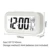Home Desk Digital Clock Sound Control Backlight 12/24 H Snooze 8 Alarm Ringtones For Bedrooms Bedside Kids Home Decoration 26