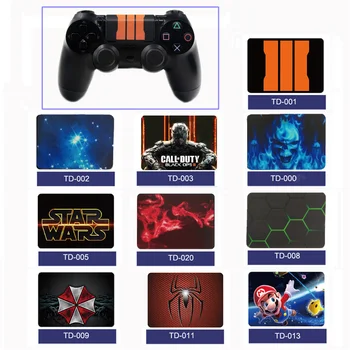 

PVC Touch Pad Vinyl Stickers Decal Cover for Play Station 4 PS 4 Controller Gamepad LED Light Bar Sticker for Dualshock 4 PS4
