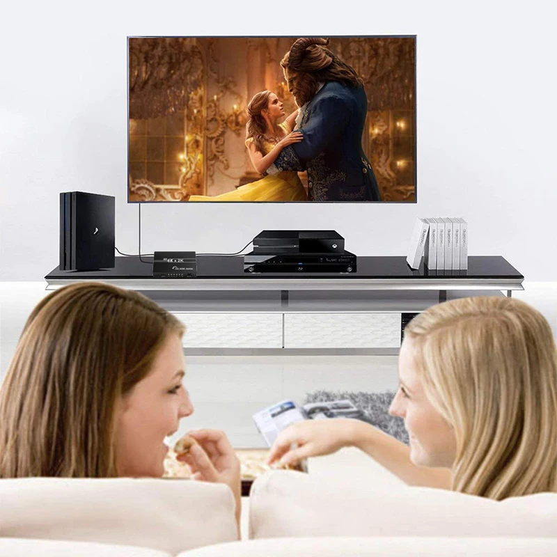 Full HD 1080P HDMI сплиттер 1x4 1HDMI на 4 1 в выхода дистрибьютор с источником питания для HDTV
