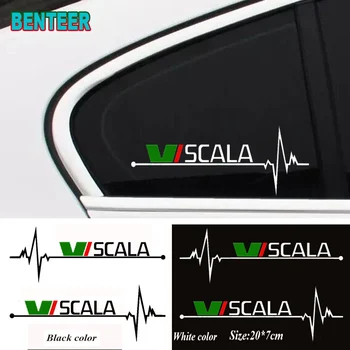 

2pcs Car Side Window Stickers For Skoda Scala Auto Decor Accessories