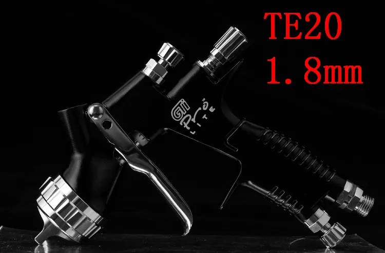 Высококачественный Профессиональный пистолет-распылитель Gti pro lite с золотым рисунком TE20 T110 1,3 мм 1,8 мм краскопульт пистолет-распылитель на водной основе - Цвет: Laser TE20 1.8mm