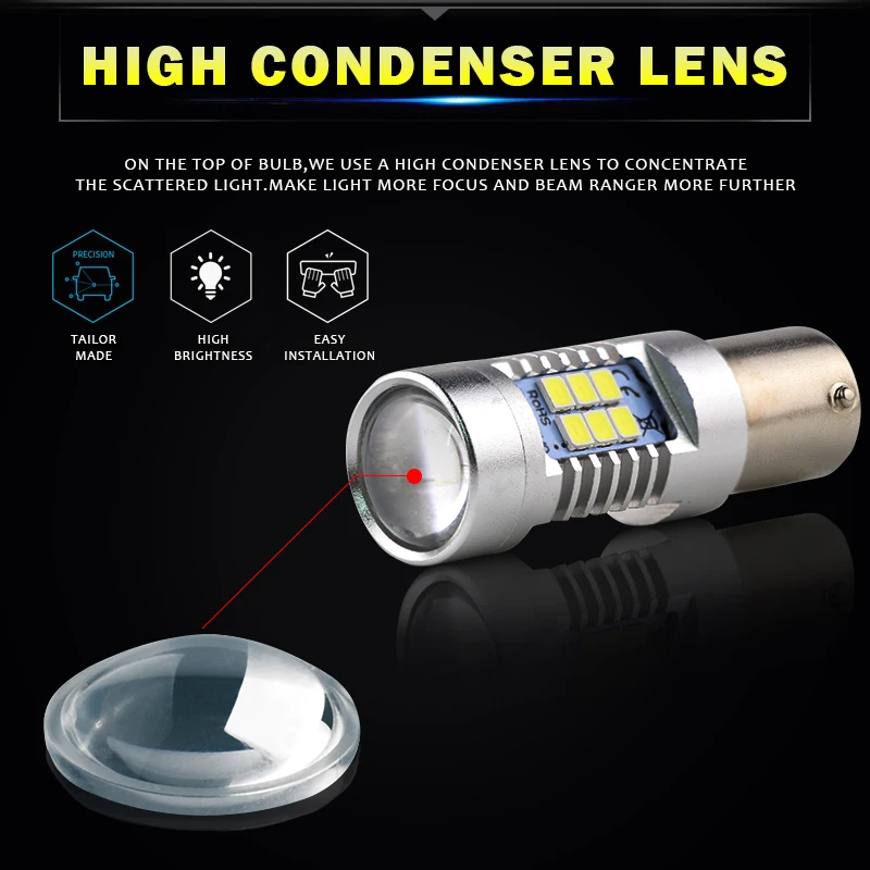 2PCS 1156 1157 7443 P21/5W 3157 ڵ LED ȣ  2835 21SMD 7440 PY21W ڵ DRL    Ʈ,  ȭƮ ڹ 12V