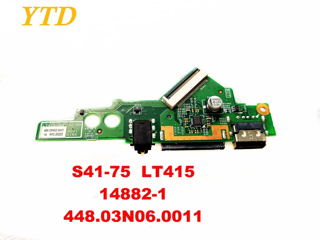 Для lenovo S41-75 звуковая плата USB плата S41-75 LT415 14882-1 448.03n060011 протестирована хорошая