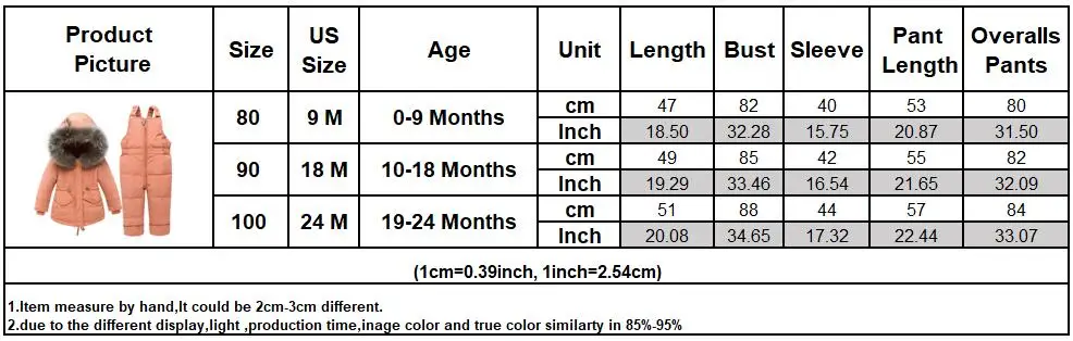 Baby Clothing Sets Newborn Winter Autumn White Duck Down 0-24 Monthes Warm Dirtyproof Windproof Girls Jacket baby Training suit