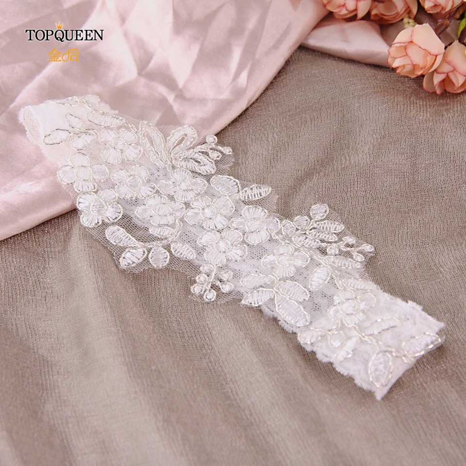 Luxury Garter Women's Lace Wedding Garter Set - Adjustable Bridal Leg Garter  Belt For Bride, White Bridal Shower Garter Accessories