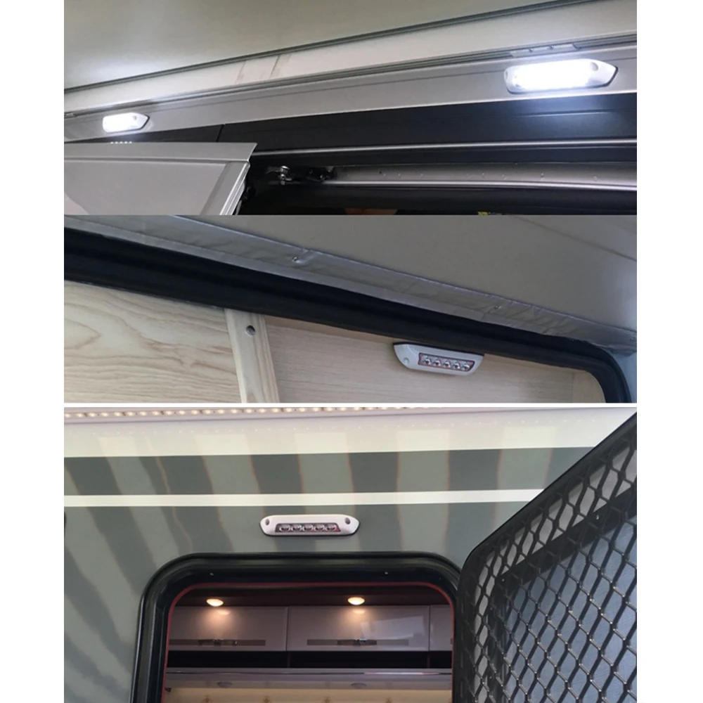 Универсальный 12 В RV светодиодный светильник для крыльца, водонепроницаемый, для дома на колесах, караван, интерьерные настенные лампы, светильник, бар, RV, Ван, кемпер, лампы