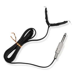 3PCS Tattoo Clip Cord Black Rubber Silicone Phono-plug Cord For Tattoo Power Tattoo Machine Free Shipping