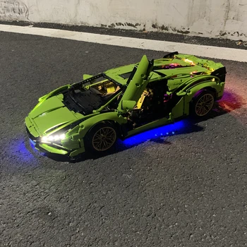 

APP RC LED Light set for Lambor Sian FKP 37 Technology Compatible with 42115 Remote control motor lepinblocks Bricks Toys Gifts