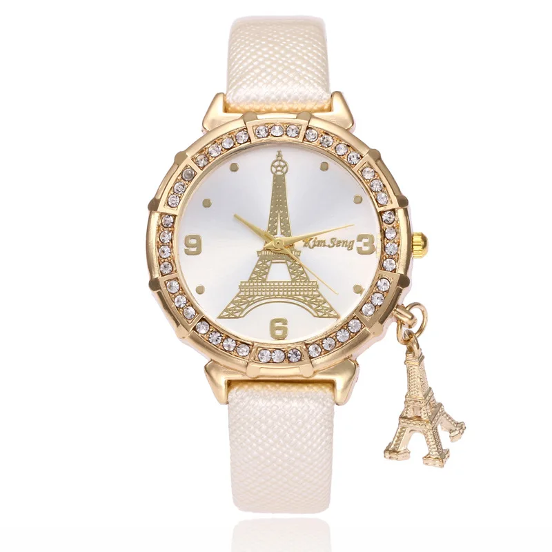 2020 Ladies Watches Fashion Paris Eiffel Tower Watches Women Faux Leather Quartz Watches Relogio Feminino Reloje Mujer Best Gift 5