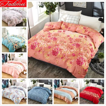 

Flower Pattern Adult Child Girl Soft Cotton 1 piece Duvet Cover Single Twin Full Double Queen King Size Quilt 150x200 180x220 cm