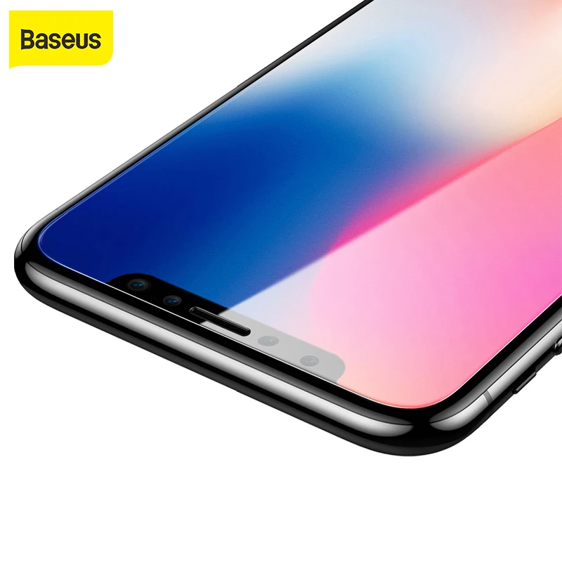 Baseus 0 3 мм полная защитная пленка для iPhone X 3D защита экрана от синего света 10