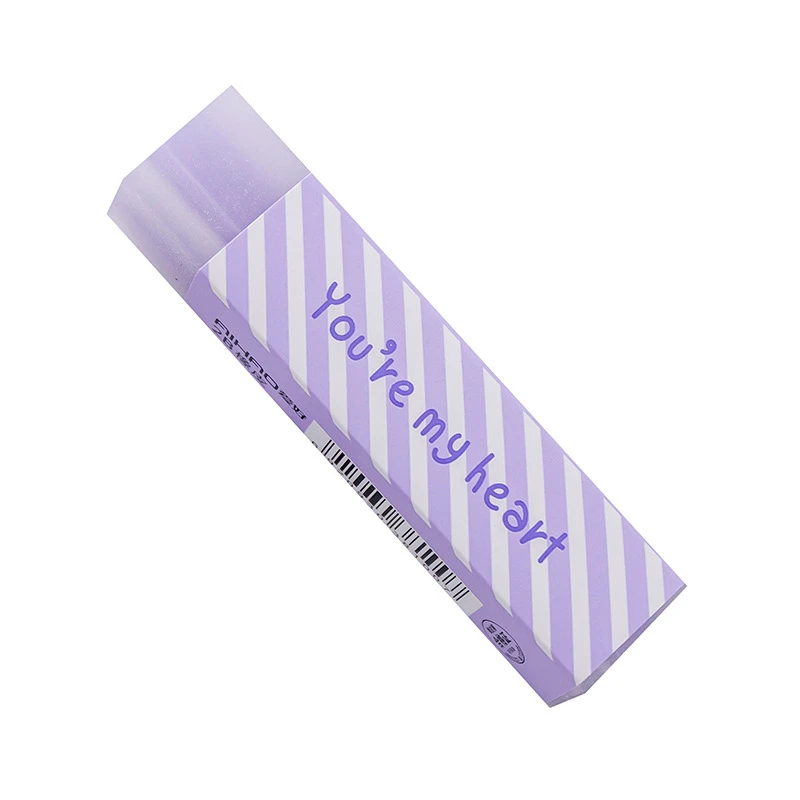 Pencil Eraser 2B Cute Candy Soft Erasers for Kids Rubber Kawaii Stationery School Office Supplies