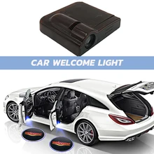 Универсальный автомобильный персональный логотип Беспроводная дверь автомобиля Добро пожаловать логотип свет проектор светодиодный лазерный светильник