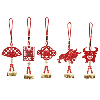 

5Pcs Wooden Board Festival Pendant Garden Ornament Hanging Decoration for Garden Festival