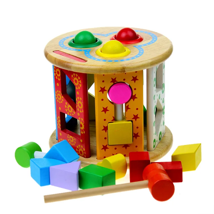 

Multi-functional Wisdom xing zhuang lun Matching Knock Ball Table Young CHILDREN'S ENLIGHTEN with Numbers Early Childhood Educat