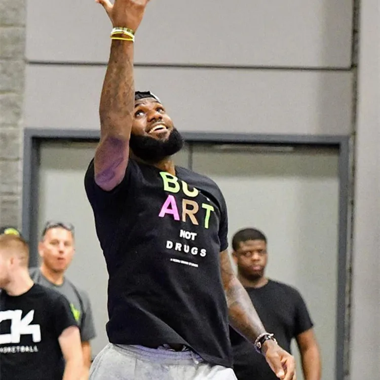 Лейкерс футболка с надписью Lebron. Логотип James, расширяемый браслет, спортивный ремешок, аксессуары для фанатов, Коби Карри Оуэн